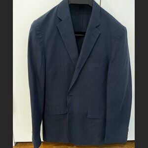 J. Crew - Ludlow Unstructured Blazer Irish Linen - Navy - 40S